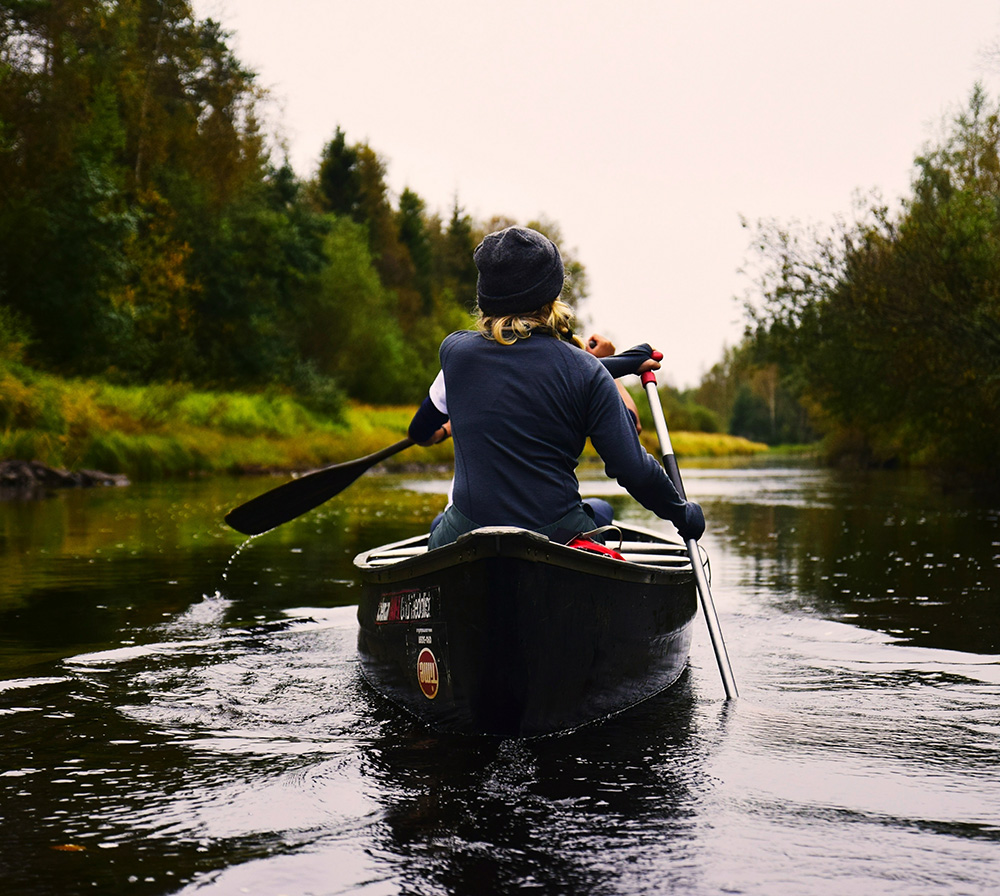 Girl in Canoe