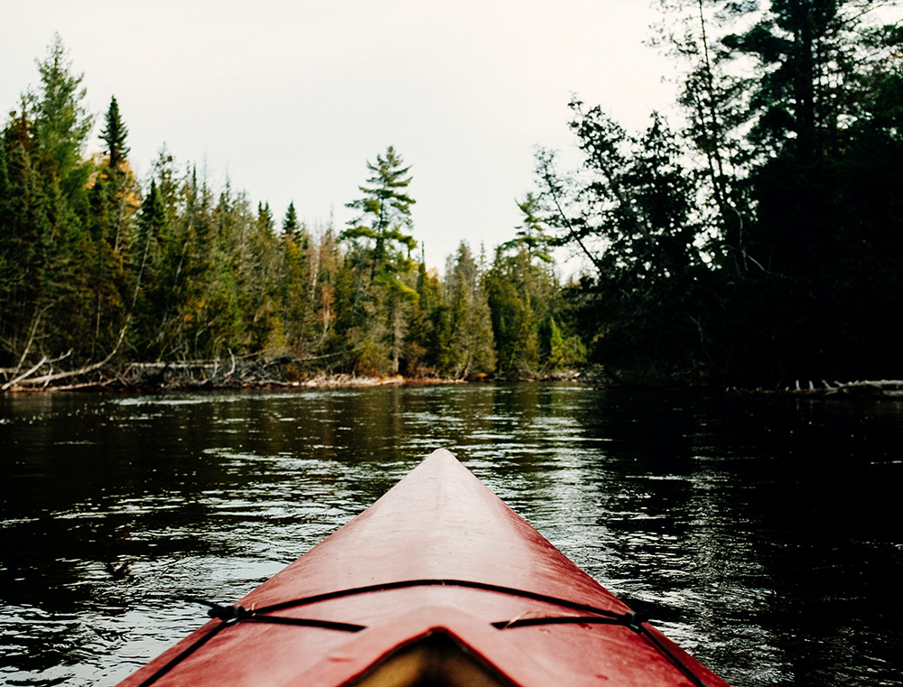 red canoe